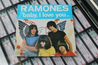 The Ramones Baby I Love You Picture Sleeve Near