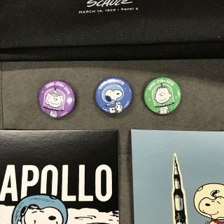 SDCC 2019 Peanuts Exclusive Button Snoopy Pin Set 3 Pintrill,  Patch 2