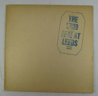 The Who Live At Leeds 1970 Vinyl Lp With 10 Inserts