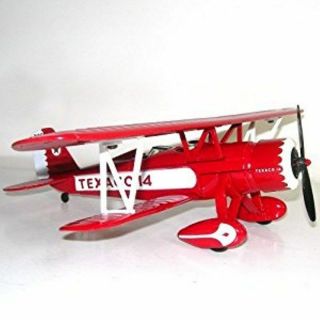 Diecast Airplane Bi - Plane Texaco Metal Bank 1455 3rd Of Series Nib 1931 Rare