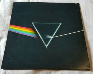 Pink Floyd Dark Side Of The Moon Solid Blue Prism 1st UK STUNNING COMPLETE 5