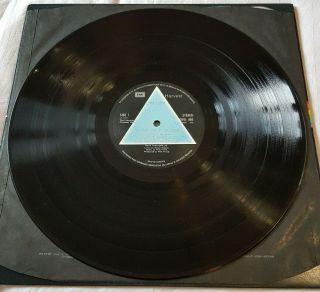 Pink Floyd Dark Side Of The Moon Solid Blue Prism 1st UK STUNNING COMPLETE 6