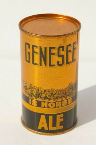 Indoor Genesee 12 Horse Ale Instructional Oi Flat Top Beer Can Sharp Irtp