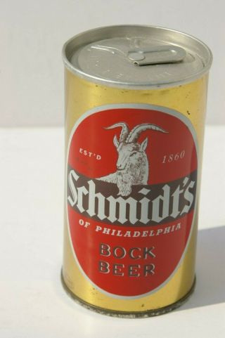 Schmidts Bock Beer Zip Tab Top Beer Can Tab Intact/tax Stamp