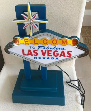 Welcome To Fabulous Las Vegas Nevada Animated Light Up Sign