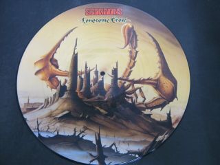 Vinyl Record 12” Pic Disc Scorpions Lonesome Crow (w) 10
