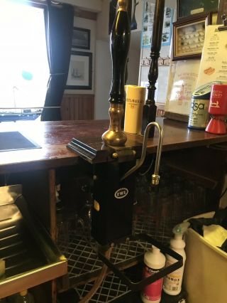 Brass Hand Pull Cask Beer Pump Engine Draught Traditional Bitter Real Ale Pub