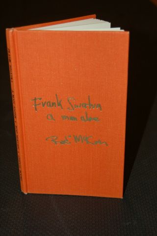 Frank Sinatra & Rod Mckuen Autographed Book - " Frank Sinatra,  A Man Alone "