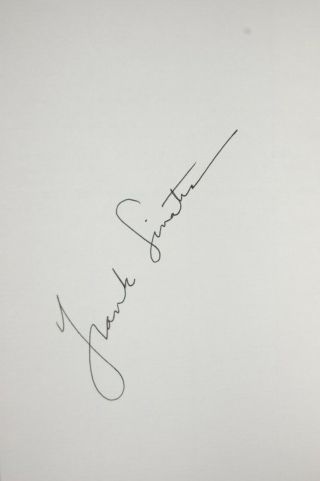 Frank Sinatra & Rod McKuen Autographed Book - 