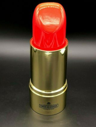Piper - Heidsieck Champagne Bottle Holder Rare Red Lipstick Edition