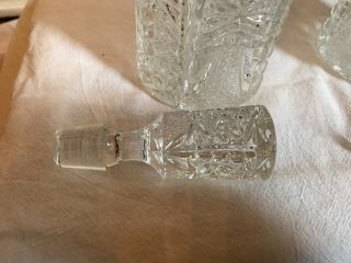 2 Lead Crystal Decanters - Made in Italy - With labels attached 3