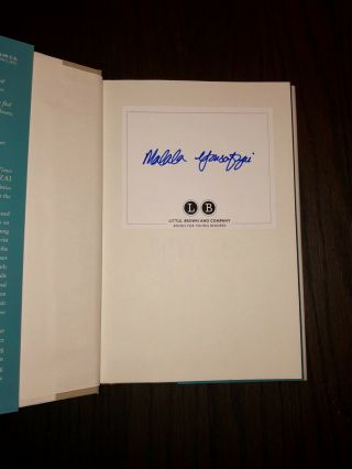 Malala Yousafzai - Signed/autographed - We Are Displaced - Book - First Edition