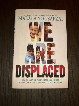 Malala Yousafzai - Signed/Autographed - We Are Displaced - Book - First Edition 2