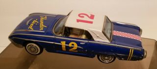 Bandai Tin Ford Thunderbird Race Car Number 12