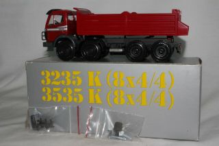 Nzg Truck Models,  Mercedes 8 Wheel Dump Truck,  1/50th Scale