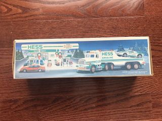1991 Hess Toy Truck And Racer Brand