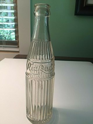 Art Deco Soda Bottle Marked " Red Race " And " Valdosta,  Ga "