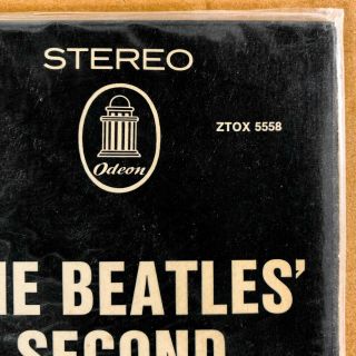THE BEATLES THE BEATLES ' SECOND ALBUM GERMANY ORIG ' 64 ODEON STEREO EXPORT BAGGY 3