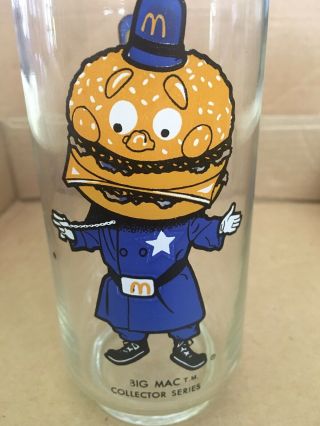 Vintage 1970s Mcdonalds Character Collector Glasses Complete Set Of 6