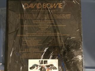 DAVID BOWIE 5 Years 1969 - 1973 VINYL Boxset 180 Gram ALADDIN SANE Pinups 3