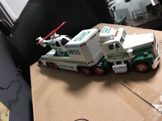 1995 Hess Toy Truck and Helicopter with Lights 4