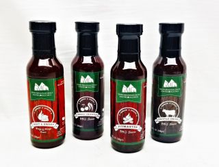 Gmg Green Mountain Grill Award Winning Wing Rib Bbq Sauces Variety Pack - All 4