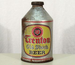 Trenton Old Stock Crowntainer Cone Top Beer Can People 