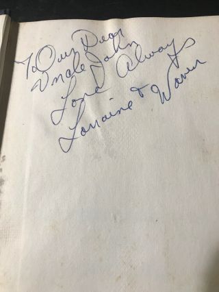 Deliver Us From Evil Signed By Lorraine Warren To Her Uncle First Edition
