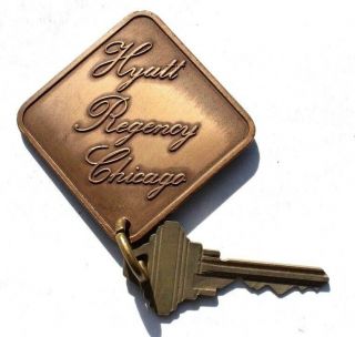 Vintage Hyatt Regency Chicago Motel Hotel Room Key 804