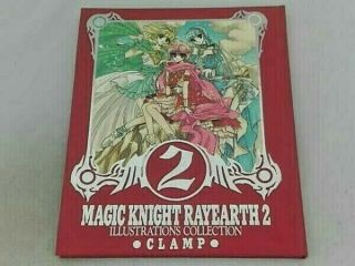 Magic Knight Rayearth 2 Artbook Clamp Manga Anime Illustration Rare Japan