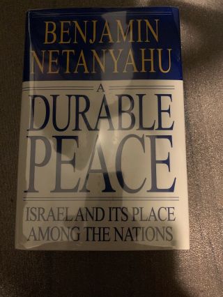 Signed Benjamin Netanyahu Terrorism How The West Can Win 1986 Hc Book 1st Ed D/j