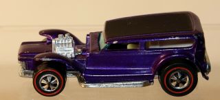 Dte 1970 Hot Wheels Redline 6401 Metallic Purple The Demon W/white Interior