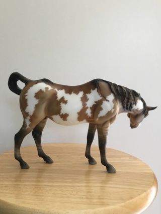 BREYER SR ZION AND MOAB DUN OVERO MARE AND FOAL SET FROM AMERICA THE 3