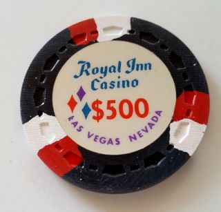 $500 Las Vegas Royal Inn Casino Chip - Near