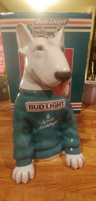 2000 Ltd Edition Bud Light Spuds Mackenzie Character Stein Anheuser Busch Cs445