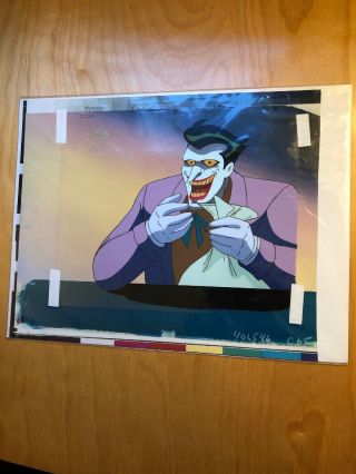 Joker Animation Cel With - Batman The Animated Series