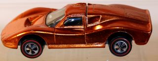 Dte 1969 Hot Wheels Redline 6257 Metallic Orange Ford Mark Iv W/black Int