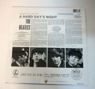 The Beatles A Hard Days Night Mono Reissue PMC 1230 AC63 2