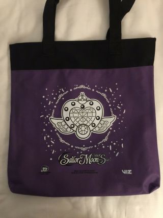 SDCC 2019 Exclusive Viz Sailor Moon Stars Purple Tote & Shirt Set M Medium 3