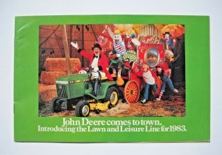Vintage John Deere Lawn & Leisure Sales Brochure Booklet (1983)