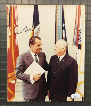 President Richard Nixon Signed 8x10 Photo Autographed Auto Jsa Loa