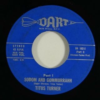 Titus Turner " Sodom And Gommorrahh " R&b Soul Funk 45 Dart Mp3