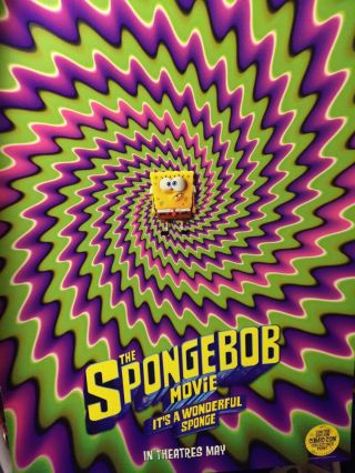 Spongebob Squarepants Movie: It’s A Wonderful Sponge Limited Edition Poster Sdcc