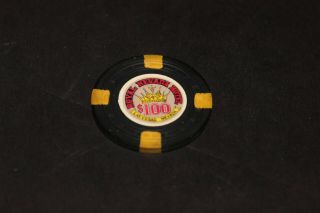 Rare Royal Nevada Hotel $100 Casino Chip Las Vegas Rated M