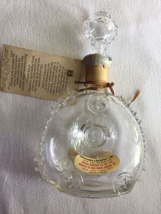 Remy Martin Louis Xiii Cognac Decanter Baccarat Crystal Bottle With Stopper