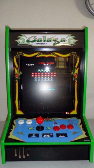 Tabletop Bartop Arcade Game - Galaga Themed