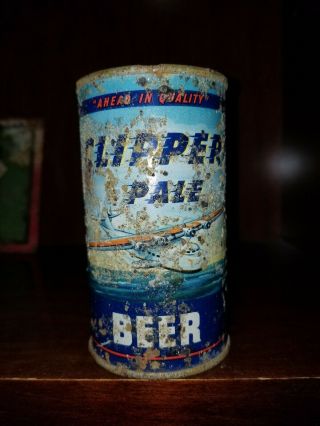 Clipper Pale Beer Flat Top Beer Can Grace Bros.  Brewing Co Santa Rosa Ca.  1930 