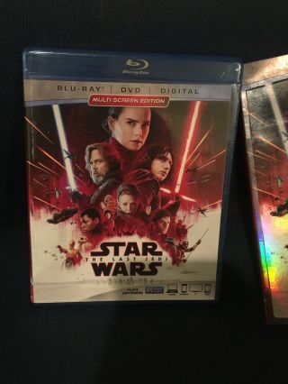 Star Wars / The Last Jedi MovieNEX (Initial Version) [Blu - ray,  DVD,  Digital 4