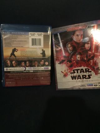 Star Wars / The Last Jedi MovieNEX (Initial Version) [Blu - ray,  DVD,  Digital 5