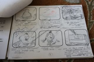 Mister Magoo Mr.  Cartoon TV Show Animated Script Storyboard Sketch Art 115 5